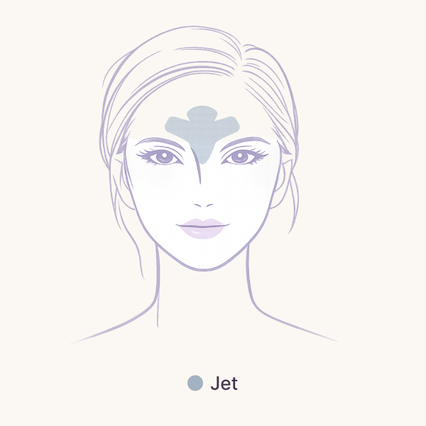 G7 Jet placement: forehead and 11s in one patch
